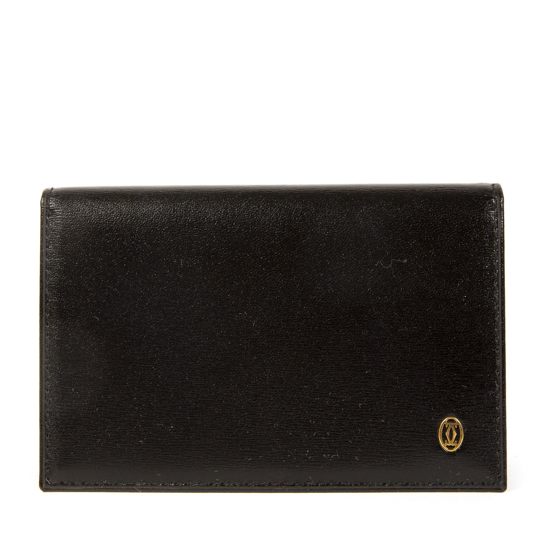 Cartier Black Leather Small Card Holder