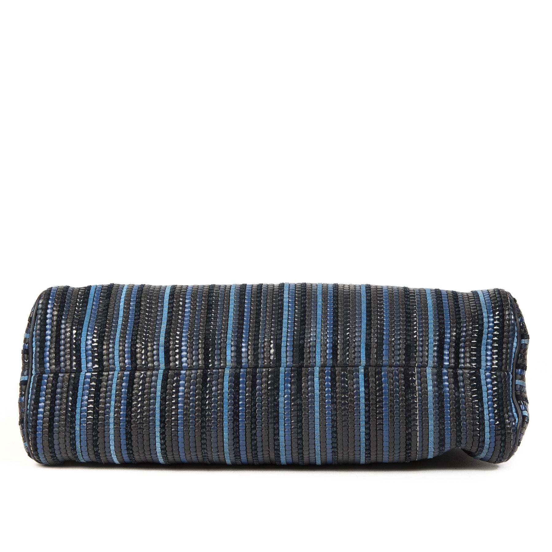 Delvaux Blue Tresse Shoulder Bag