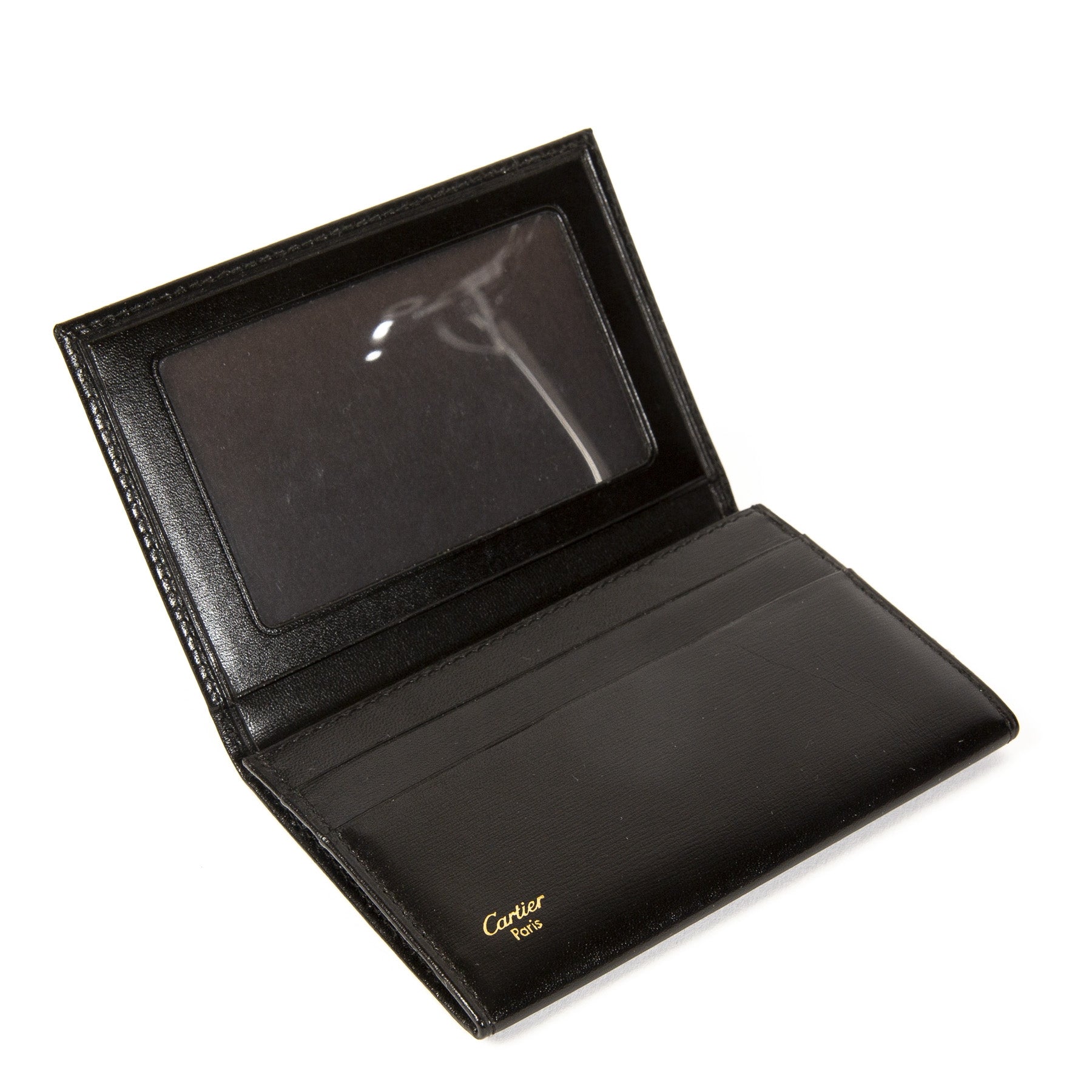Cartier Black Leather Small Card Holder