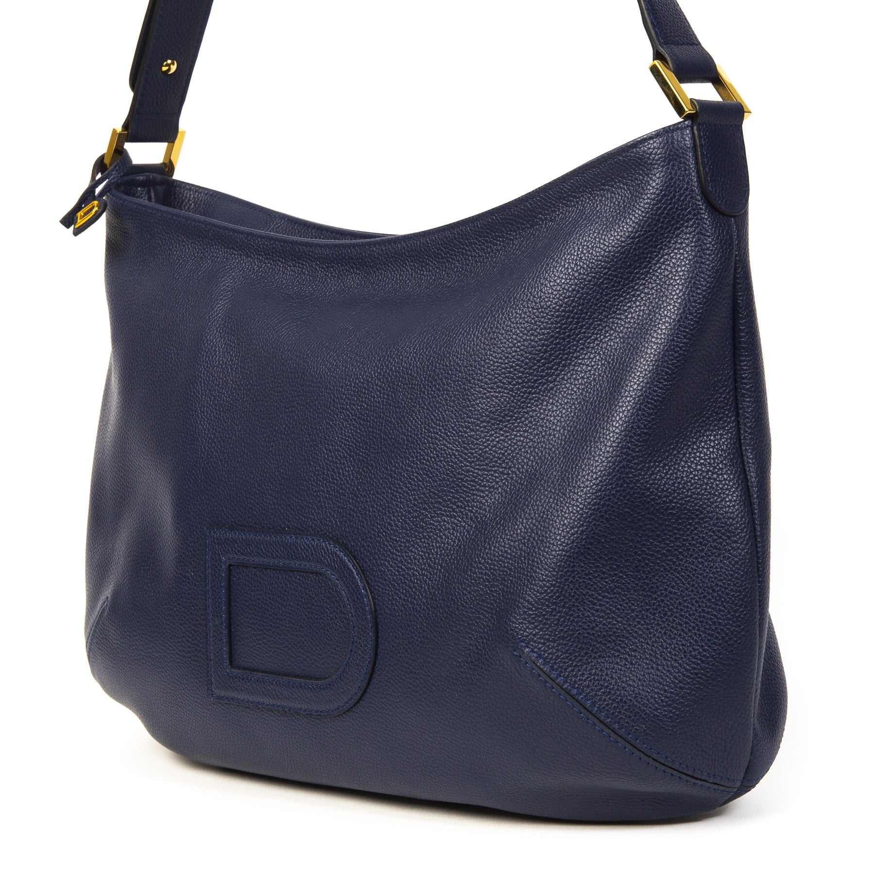 Delvaux Blue Louise Besace Schoudertas