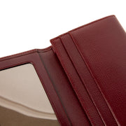 Cartier Burgundy Leather Small Card Holder