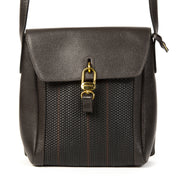 Delvaux Rubis Toile De Cuir Crossbody Bag kopen en verkopen aan de beste prijs