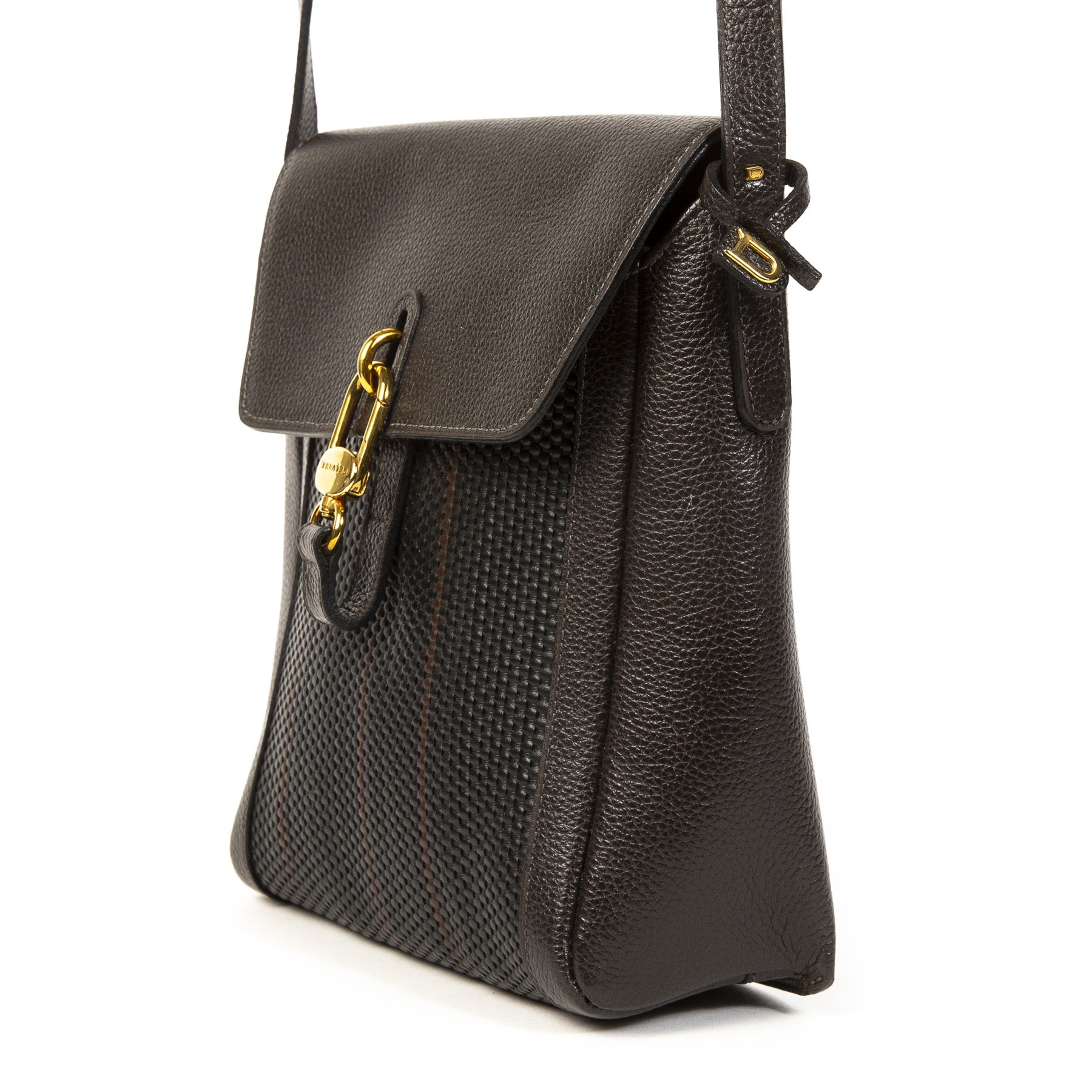 Delvaux Rubis Toile De Cuir Crossbody Bag for the best price available online