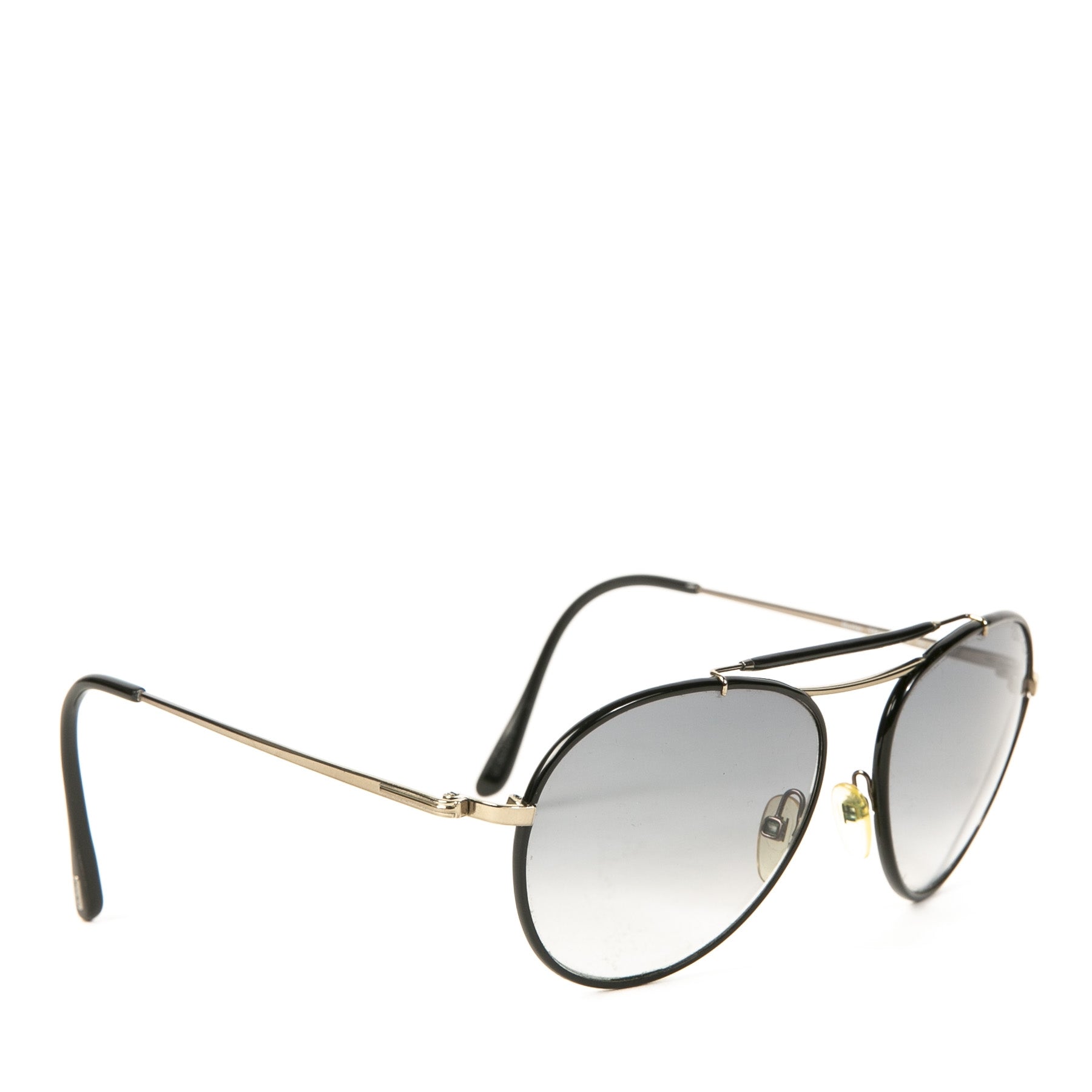 Authentieke Tweedehands Tom Ford Black Aviator Sunglasses juiste prijs online shoppen luxe merken webshop winkelen Antwerpen België mode fashion