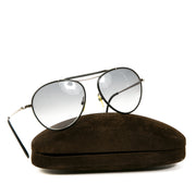 Authentieke Tweedehands Tom Ford Black Aviator Sunglasses juiste prijs online shoppen luxe merken webshop winkelen Antwerpen België mode fashion
