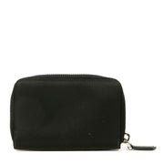 Authentique seconde main vintage Prada Black Leather Nylon Wallet achète en ligne webshop LabelLOV