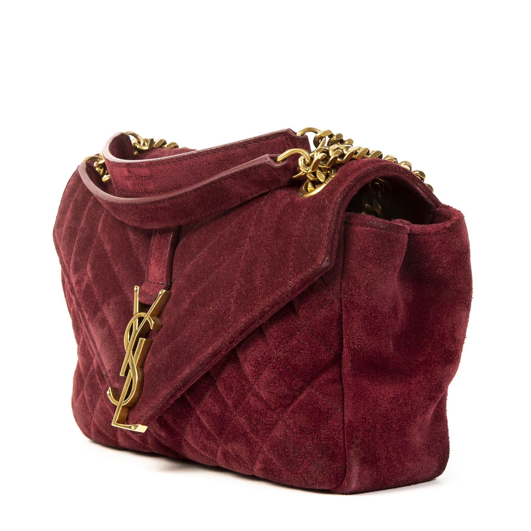 Authentic second-hand vintage Saint Laurent Medium College Bag buy online webshop LabelLOV