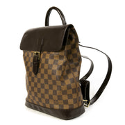 Authentieke tweedehands vintage Louis Vuitton Damier Soho Backpack koop online webshop LabelLOV