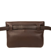 Authentieke Tweedehands Delvaux Brown D Belt Bag juiste prijs veilig online shoppen luxe merken webshop mode fashion winkelen Antwerpen België