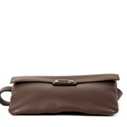 Authentieke Tweedehands Delvaux Brown D Belt Bag juiste prijs veilig online shoppen luxe merken webshop mode fashion winkelen Antwerpen België