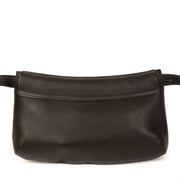 Authentieke Tweedehands Delvaux Dark Brown D Belt Bag juiste prijs veilig online shoppen luxe merken webshop mode fashion winkelen Antwerpen België