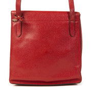 Authentic second-hand vintage Delvaux Rubis Red Crossbody Bag buy online webshop LabelLOV