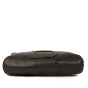 Authentieke Tweedehands Delvaux Dark Brown D Belt Bag juiste prijs veilig online shoppen luxe merken webshop mode fashion winkelen Antwerpen België