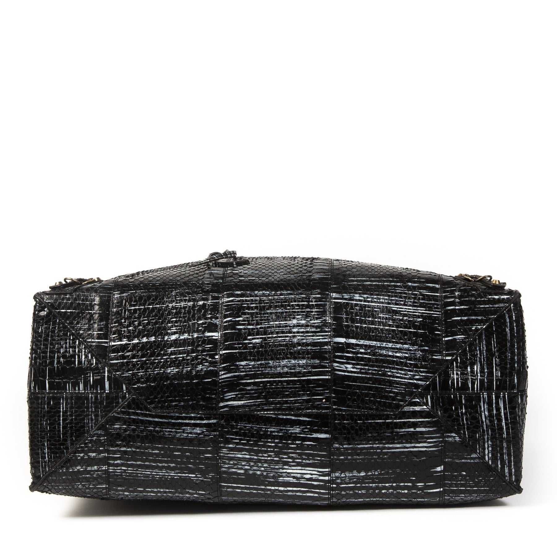 Balenciaga Zwarte Papier A4 Python