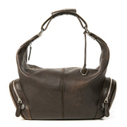 Authentic second-hand vintage Tods Brown Hobo Bag buy online webshop LabelLOV