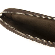 Authentieke Tweedehands Delvaux Brown Nubuck D Wallet juiste prijs veilig online shoppen luxe merken webshop winkelen Antwerpen België