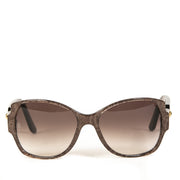 Cartier Brown Gold Detail Sunglasses