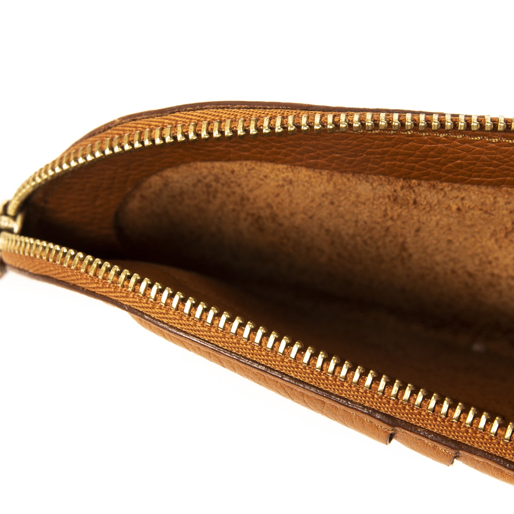 Authentieke Tweedehands Delvaux Cognac D Wallet juiste prijs veilig online shoppen luxe merken webshop mode fashion winkelen Antwerpen België