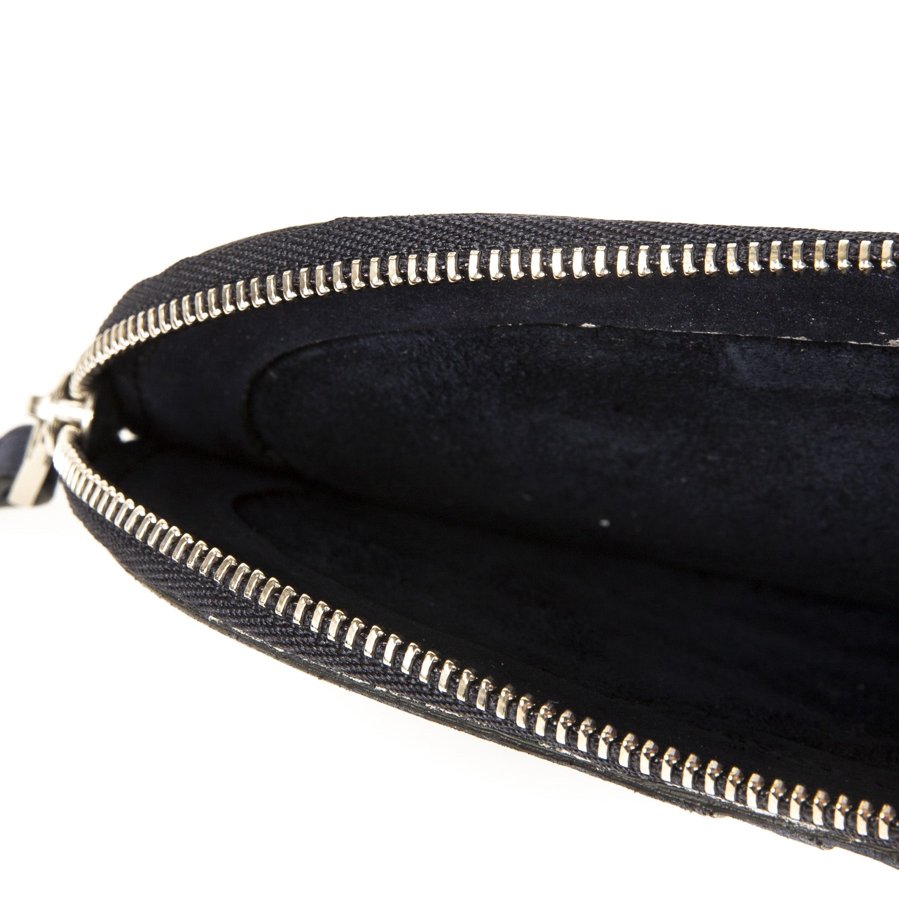 Authentieke Tweedehands Delvaux Dark Blue Nubuck D Wallet Coin Purse juiste prijs veilig online shoppen luxe merken webshop winkelen Antwerpen België