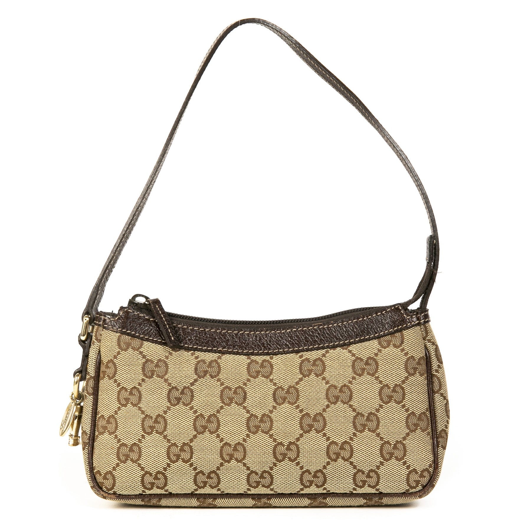 Gucci Monogram Charm Pochette Bag