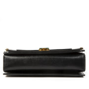 Koop authentieke tweedehands Lanvin Blue New Partition Leather Shoulder Bag juiste prijs veilig online winkelen LabelLOV webshop luxe merken winkelen Antwerpen België mode fashion