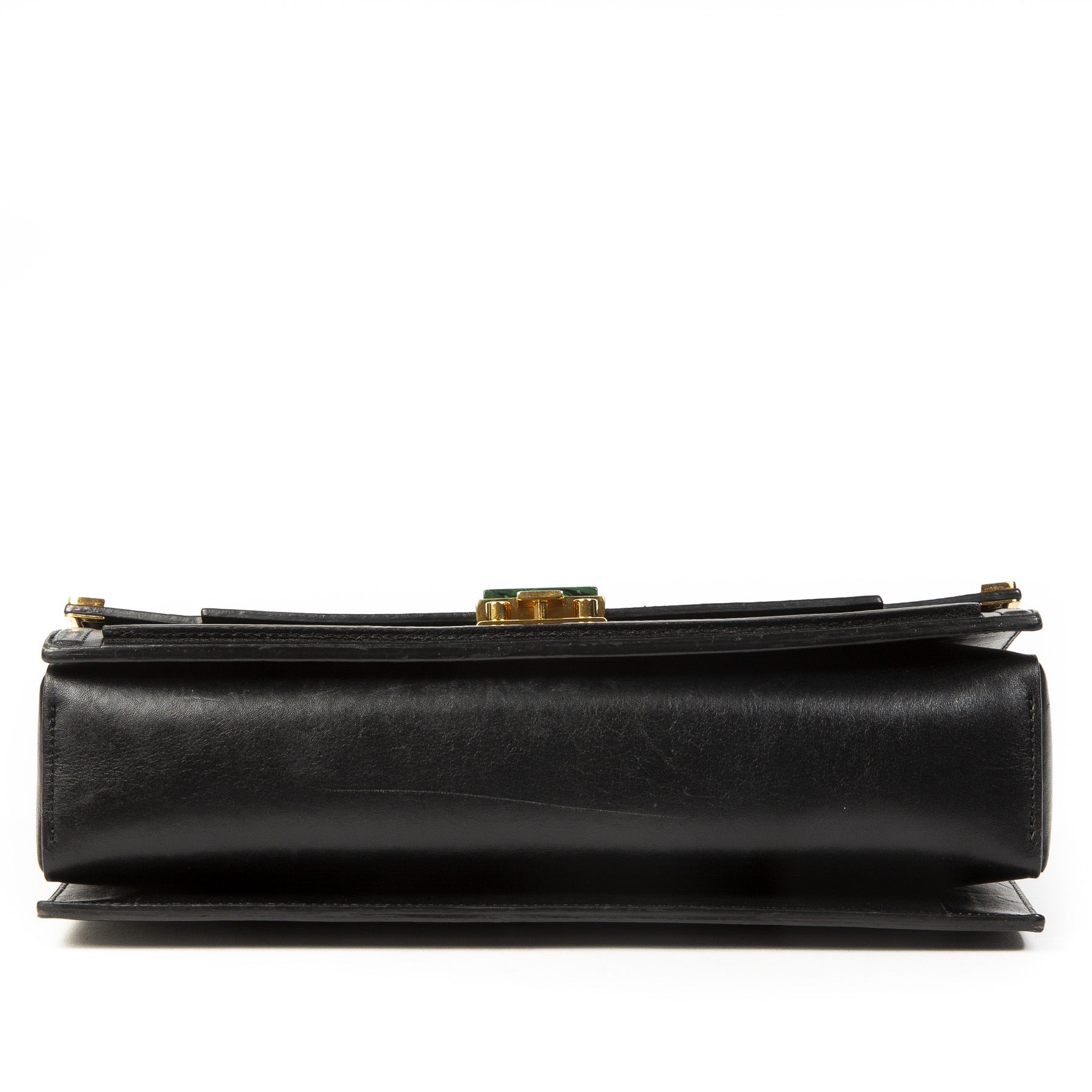 Koop authentieke tweedehands Lanvin Blue New Partition Leather Shoulder Bag juiste prijs veilig online winkelen LabelLOV webshop luxe merken winkelen Antwerpen België mode fashion