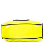 Authentic second-hand vintage Delvaux Taxi Vernis Neon Yellow Travel Bag at online webshop LabelLOV
