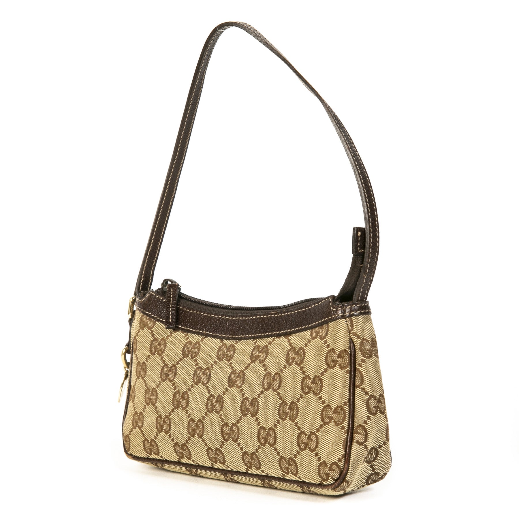 Gucci Monogram Charm Pochette Bag