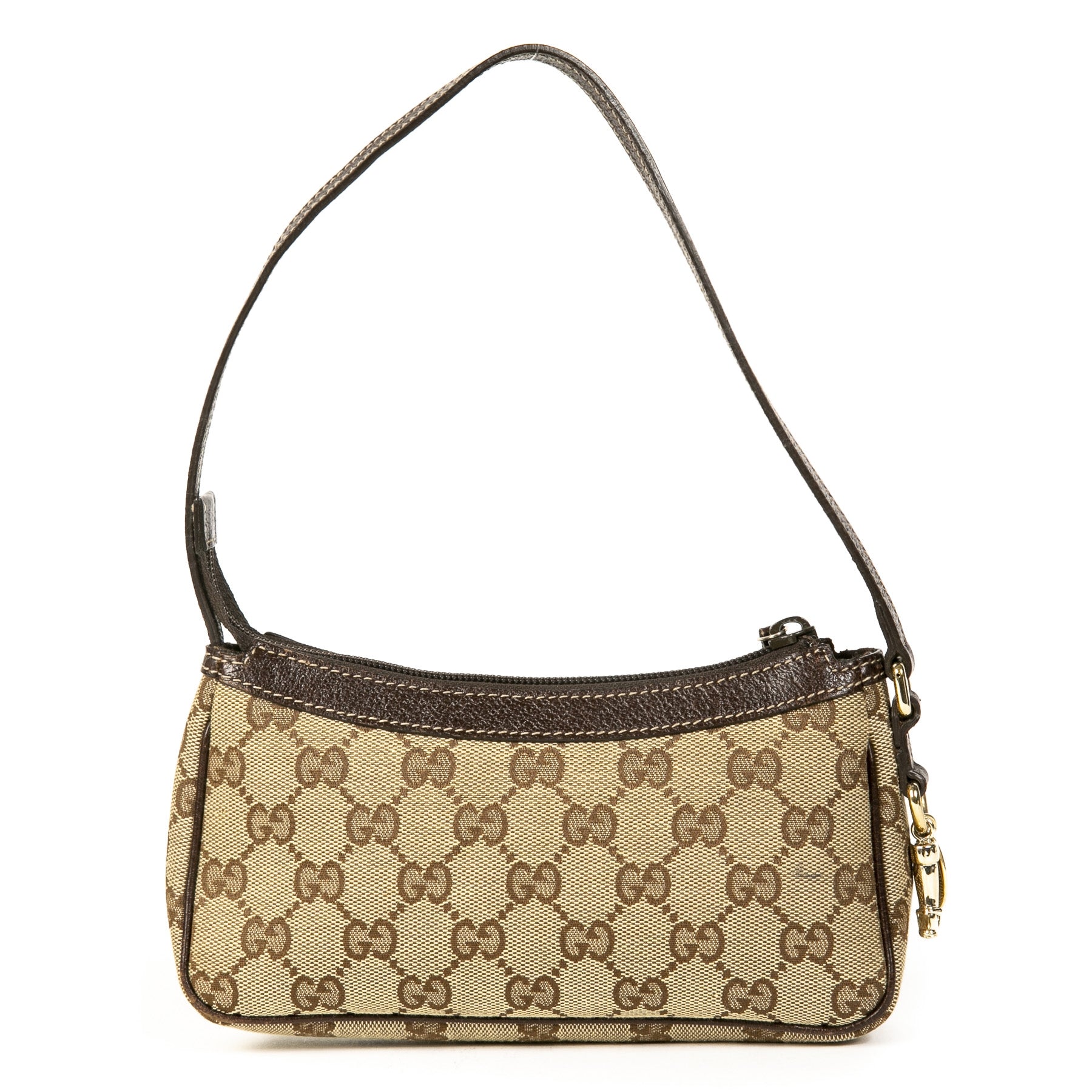 Gucci Monogram Charm Pochette Bag