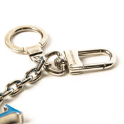 Authentieke tweedehands vintage Louis Vuitton Facettes Blue Bag Charm bij online webshop LabelLOV