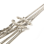 Chanel Chains Silver CC Necklace