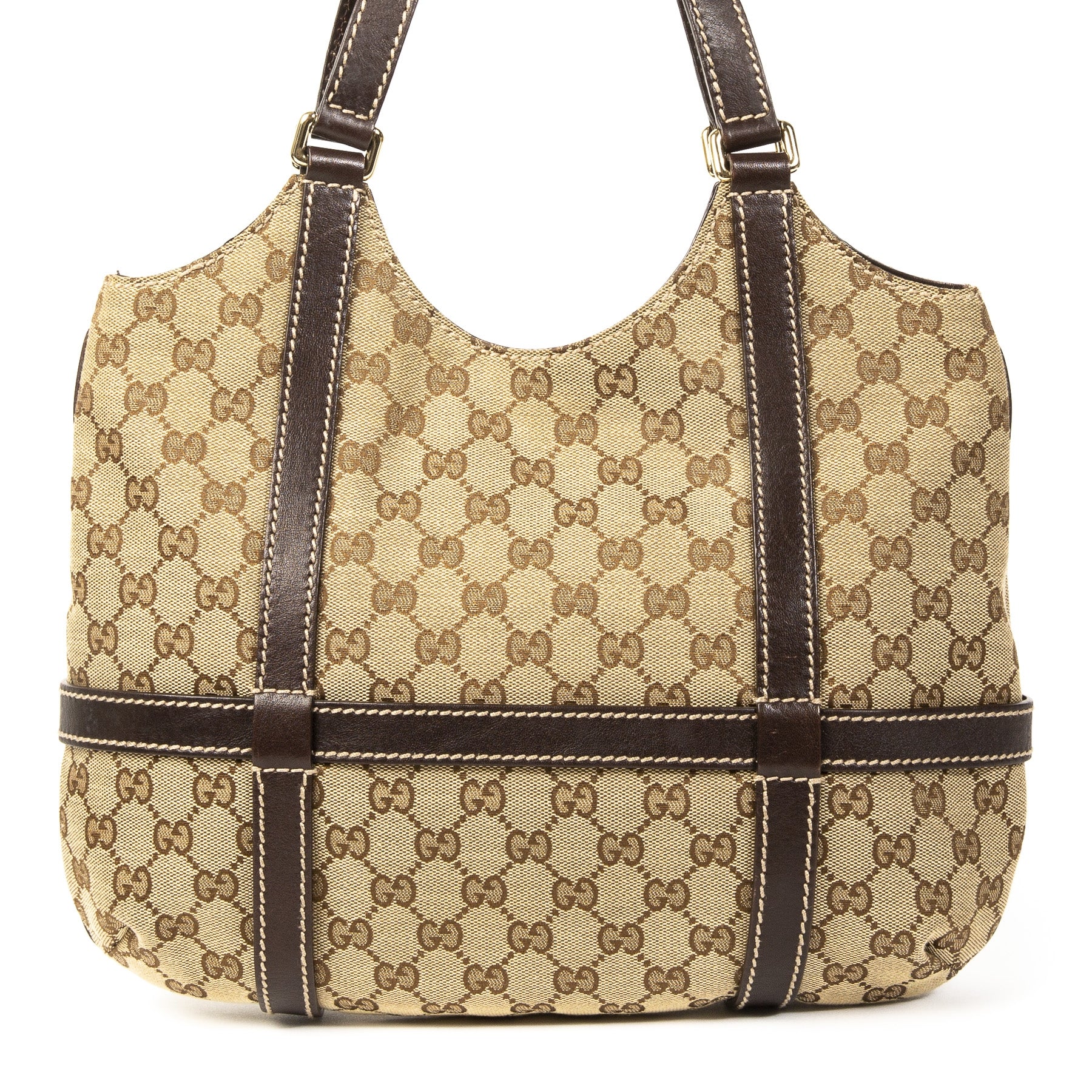 Gucci Monogram GG Logo Shoulder Bag