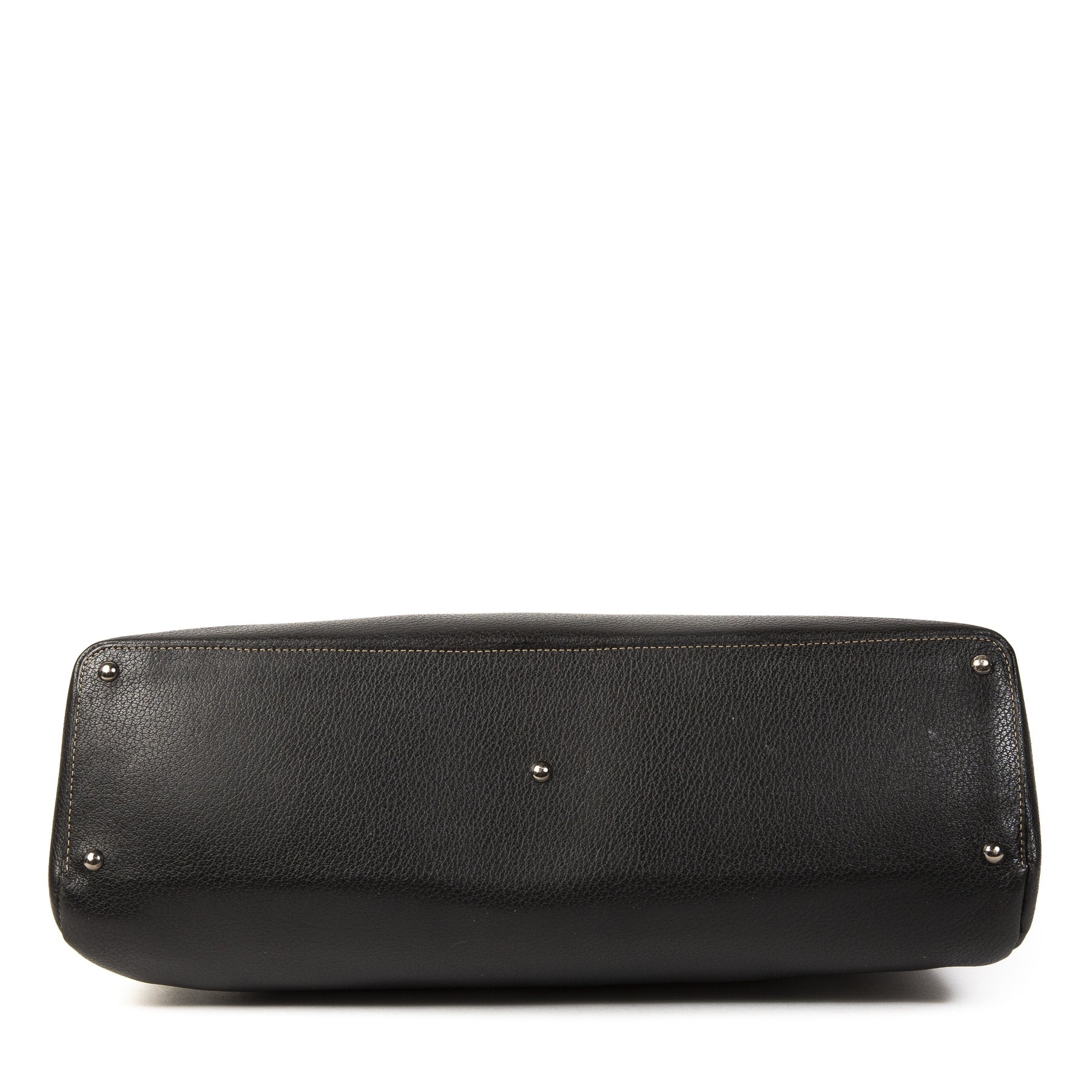Authentieke Tweedehands Delvaux Deux De Delvaux Black Bag juiste prijs veilig online shoppen webshop luxe merken winkelen Antwerpen België