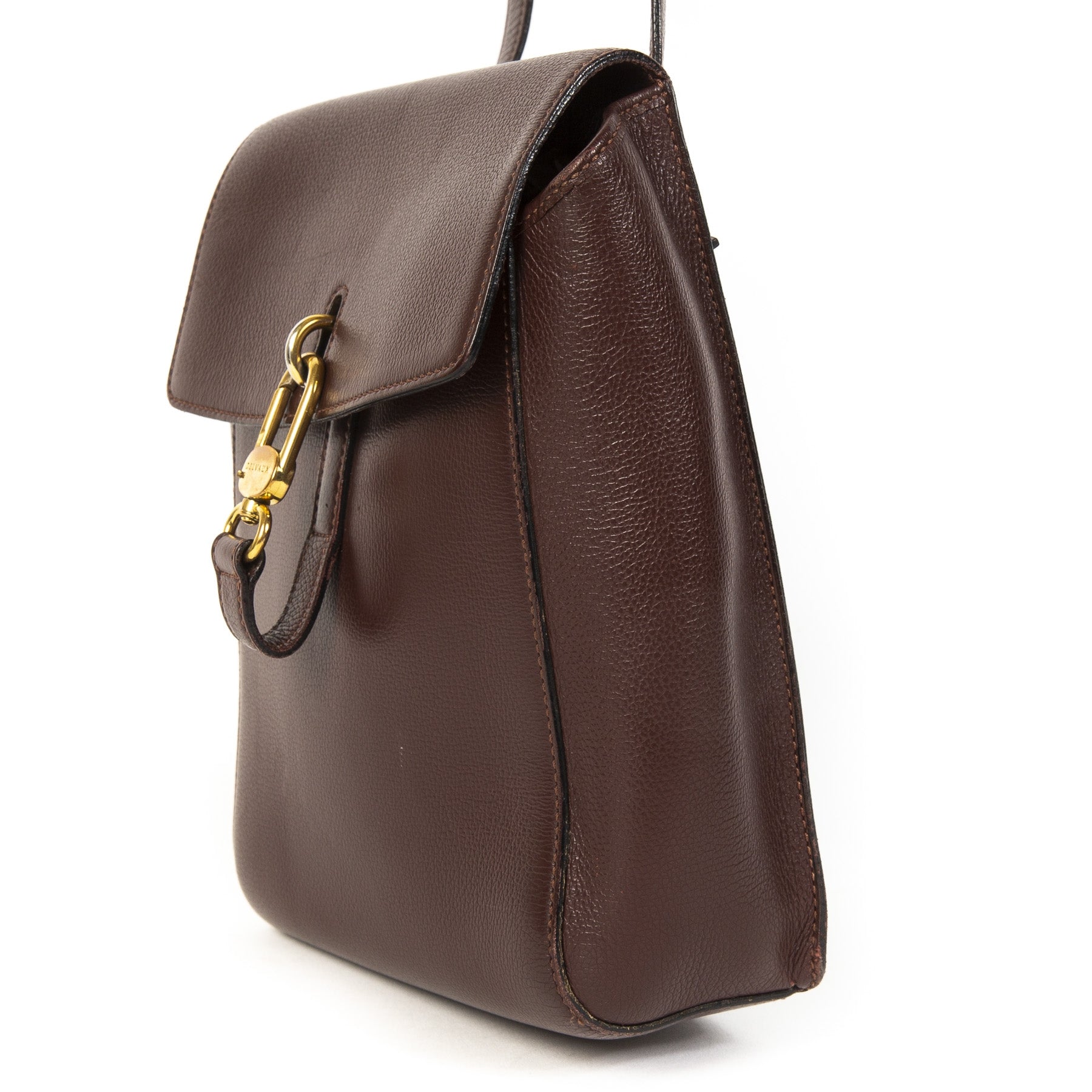 acheter en ligne secnode main Delvaux Rubis Brown Cross Body