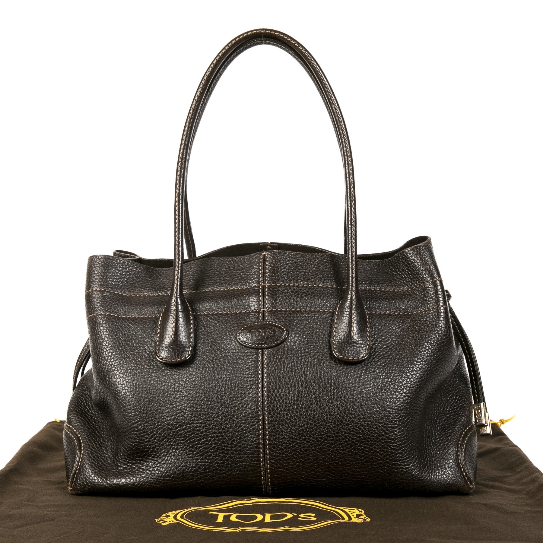 Tods Brown D Bag Tote