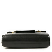 Authentique seconde main vintage Delvaux Black D Crossbody Bag achète en ligne webshop LabelLOV