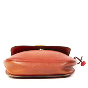 Authentieke tweedehands Delvaux Coral Golden D Crossbody Bag juiste prijs veilig online winkelen LabelLOV webshop luxe merken winkelen Antwerpen België mode fashion