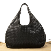 Authentieke Tweedehands Bottega Veneta Campana Shoulder Bag juiste prijs veilig online shoppen luxe merken webshop mode fashion winkelen Antwerpen België