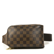 Authentieke tweedehands vintage Louis Vuitton Geronimos Damier Belt Bag koop online webshop LabelLOV