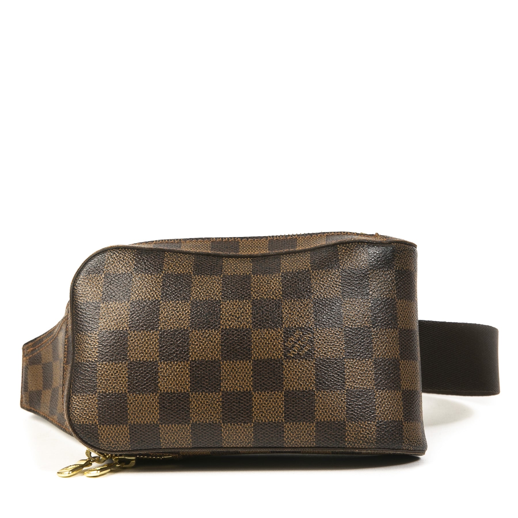 Authentieke tweedehands vintage Louis Vuitton Geronimos Damier Belt Bag koop online webshop LabelLOV