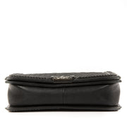 Authentic second-hand vintage Chanel Black Boy Bag Handle buy online at webshop LabelLOV