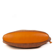 Authentique seconde main vintage Delvaux Orange Top Handle Bag achète en ligne webshop LabelLOV