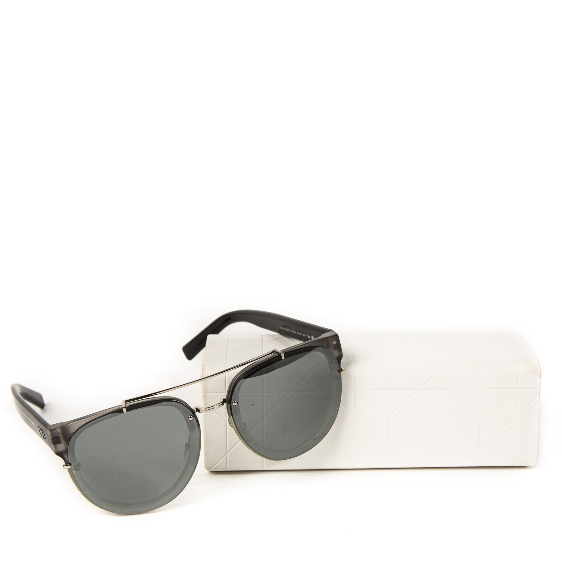 Dior Silver Grey Aviator Sunglasses