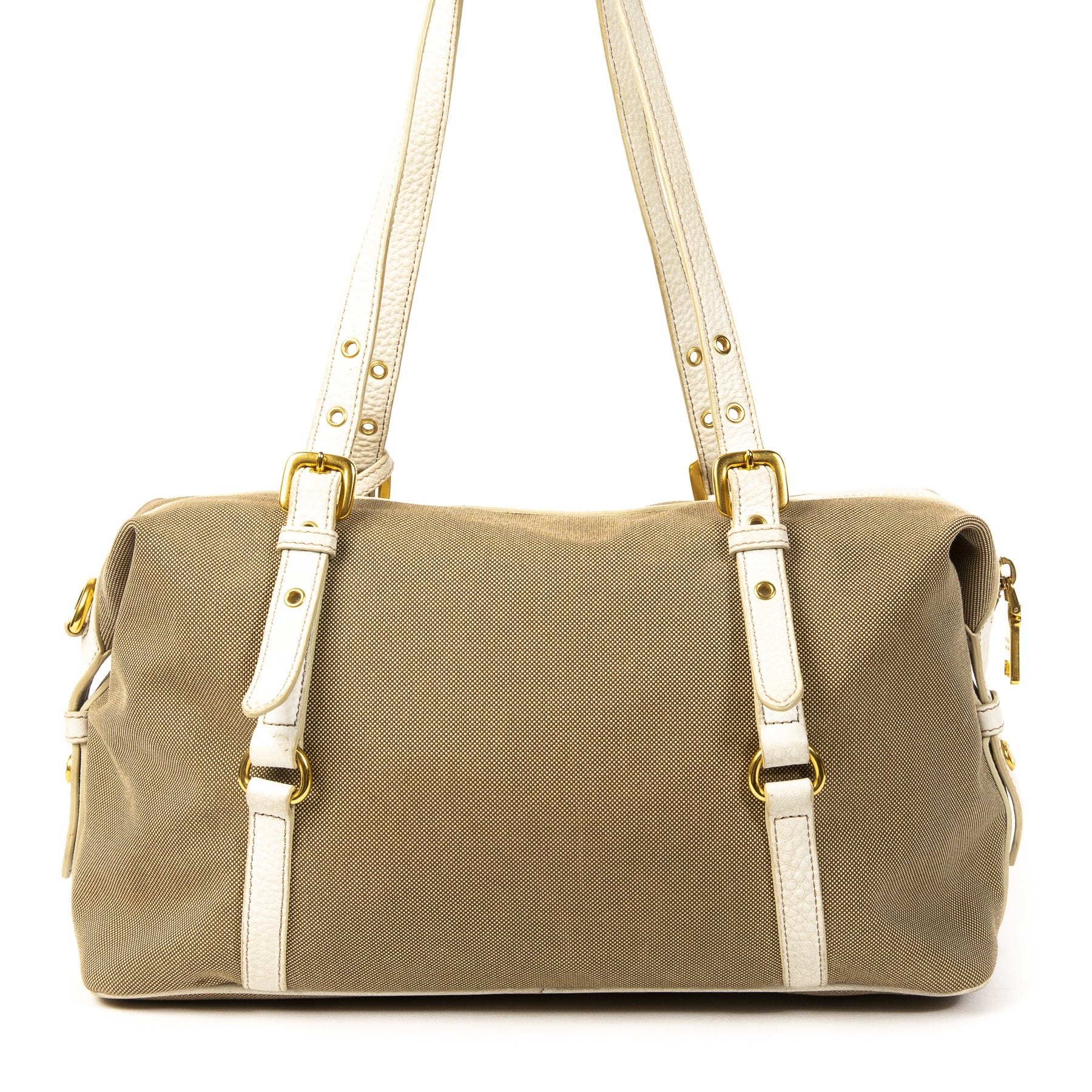 Sac bandoulière Boston Prada en jacquard siglé