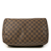 Authentic second-hand vintage Louis Vuitton Speedy 30 Damier Ebene Bag buy online webshop LabelLOV