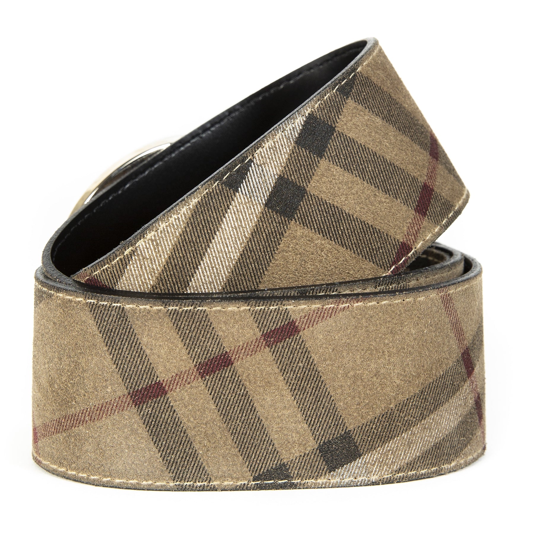 Vintage Burberry Brown Belt at Labellov Antwerp. Online webshop