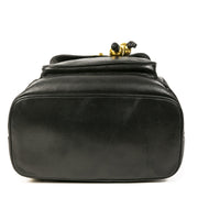 Authentieke Tweedehands Chanel Black Quilted Leather Backpack juiste prijs veilig online shoppen luxe merken webshop winkelen Antwerpen België mode fashion