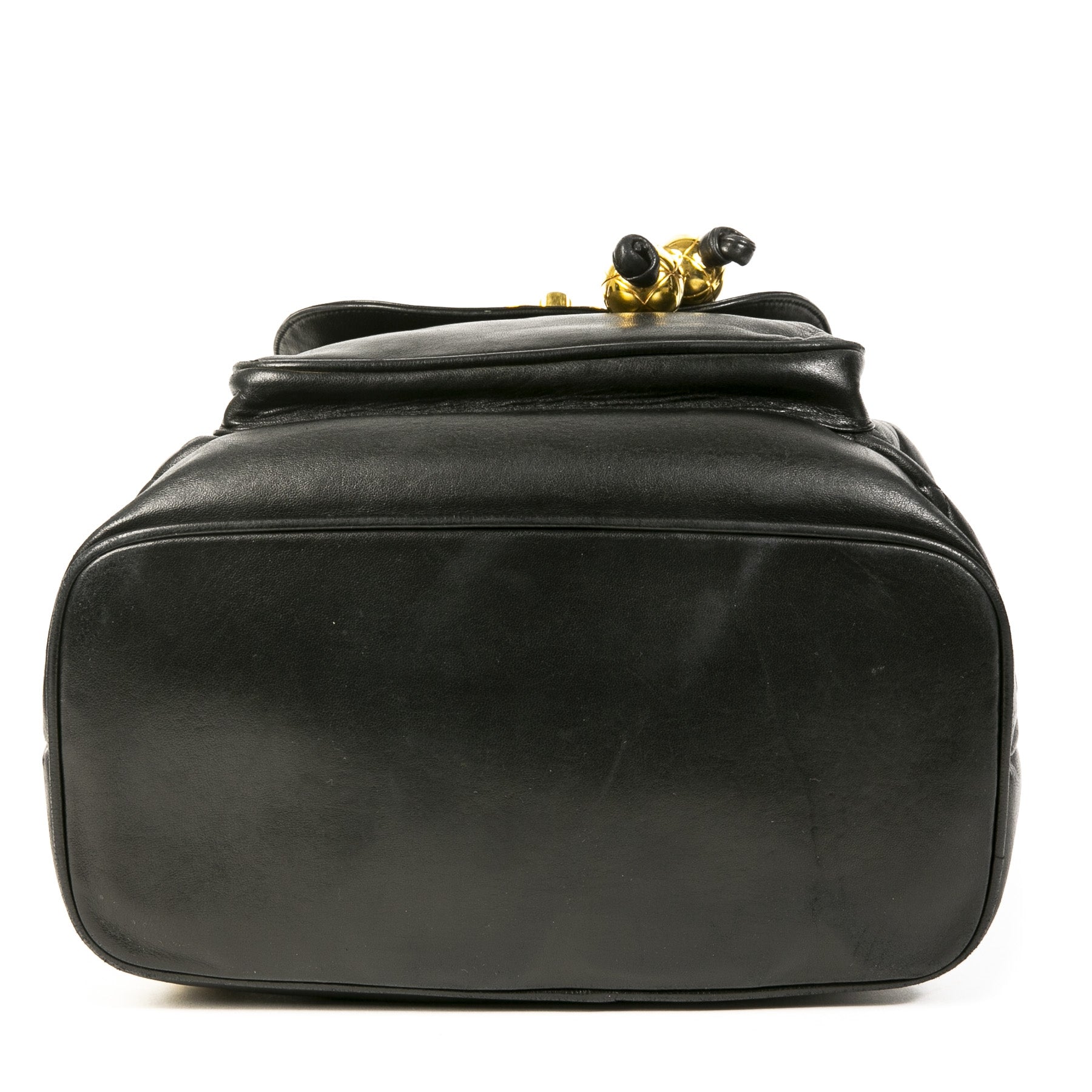 Authentieke Tweedehands Chanel Black Quilted Leather Backpack juiste prijs veilig online shoppen luxe merken webshop winkelen Antwerpen België mode fashion