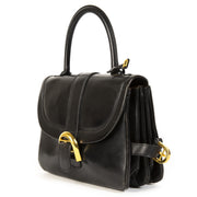 Delvaux Brillant Rouilly Black Top Handle