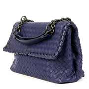 Bottega Veneta Olimpia Royal Blue Shoulder Bag